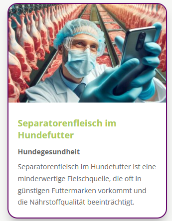 Separatoren Fleisch